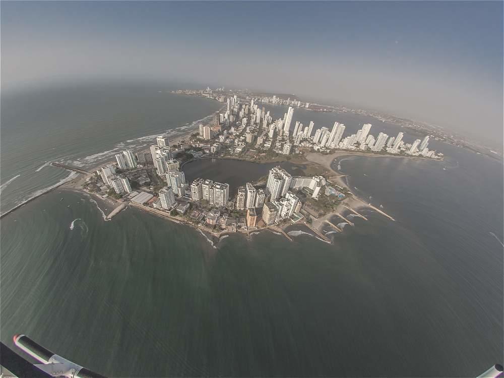 Apartamento Con Vista Al Laguito Y Al Mar Cartagena Eksteriør billede